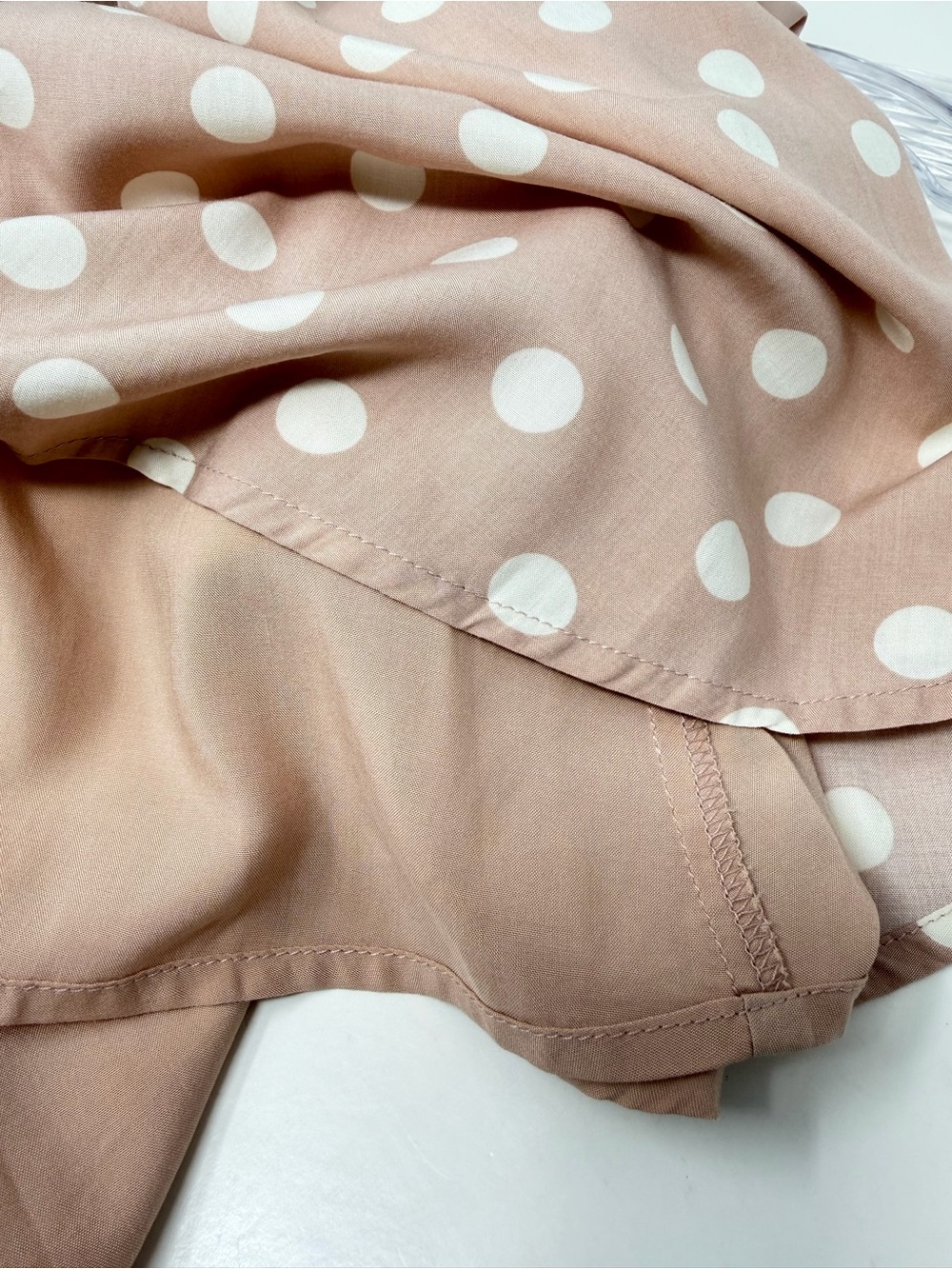 Reformation NWT Lanai Polka Dot Sun Dress Blush Pink White Size XS - Picture 8 of 14